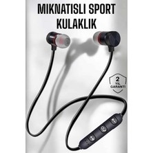 Tuncel Store Kablolu Mıknatıslı Kulaklık Bluetooth Bağlantılı