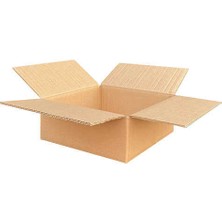 Koliciabla 30X30X12 cm Çift Oluklu (Dopel) Koli - Tabak, Hediye & Yassı Ürün Kutusu