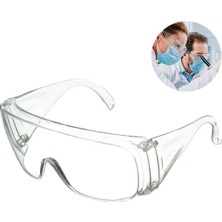 Novytech Laboratuvar Gözlüğü / Çapak Gözlüğü Şeffaf - Lisinya