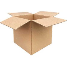 Koliciabla 40X40X40 cm Çift Oluklu (Dopel) Taşıma Kolisi - Tam Küp, Airfryer, Kask & Arşiv Kutusu