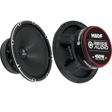 Özgürce 900W Rms 20CM Midrange Hoparlör Çift Set Premium Kalite