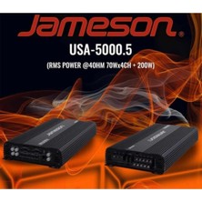 Jameson Profesyonel 5 Kanallı Anfi 70W+130W Güçlü Ses Kalitesi