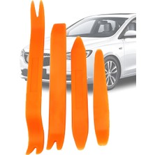 Özgürce 4 Parça Turuncu Taşınabilir Trim Sökme Seti, Pratik ve Kullanışlı