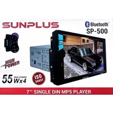 Sunplus 7'' Double Teyp, Tofaş Şahin SP-500 Uyumlu, Yüksek Ses Kalitesi