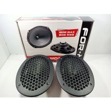 Özgürce Oval Midrange Hoparlör 180W 80RMS Neo Kayık Tasarım, Yüksek Ses Kalitesi