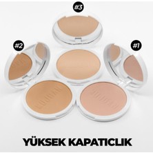 Hediye Bahçesi 3'lü Profesyonel Mat Pudra Seti