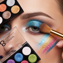 Hediye Bahçesi 8 Renk Glitter Far Paleti - 2'li Set