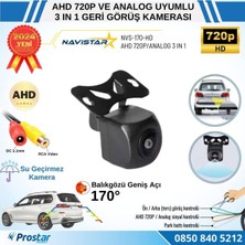 Özgürce Ahd 720P Balıkgözü Geniş Açılı Analog Geri Görüş Kamerası