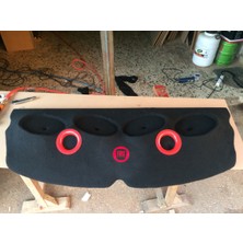 Özgürce Tempra Arka 4 Oval Polyesterli Pandezot 2 Portlu Kabartmalı