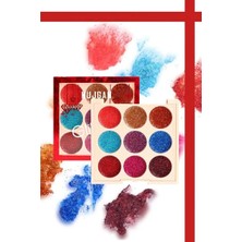 Hediye Bahçesi 9 Renk Glitter Diamond Far Paleti - 2'li Set