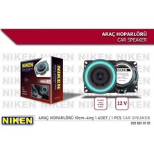 Özgürce Yüksek Performanslı 4'' Oto Hoparlörü 12V 80W Çift Kanal Ses Sistemi