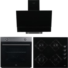 Exep Smart Siyah 3 Lü Ankastre Set (ED402-EO320-EF200)