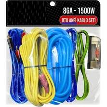 Özgürce 8ga 1500W Oto Anfi Seti ve Hoparlör Ses Sistemi Tesisatı
