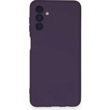 Fta Ticaret Newface Samsung Galaxy A14 4g Kılıf Nano Içi Kadife Silikon - Mor RSMRK34-ESRDNS