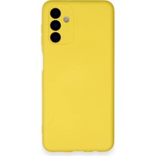 Fta Ticaret Newface Samsung Galaxy A14 4g Kılıf Nano Içi Kadife Silikon - Sarı RSMRK34-ESRDNS