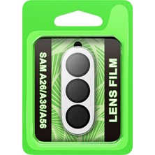 Esranın Dünyası Newface Samsung Galaxy A26 Raze Metal Kamera Lens - Gümüş RSMRK34-ESRDNS