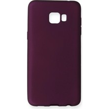 Fta Ticaret Newface Samsung Galaxy C7 Pro Kılıf First Silikon - Mürdüm RSMRK34-ESRDNS