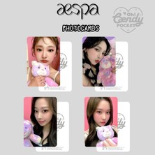 Kpop Dünyası Aespa '' Oh! Ceandy Pocket '' Photocards Set 1
