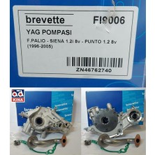 Brevette YAĞ POMPASI FI9006 PALIO SIENA 1.2İ 8V PUNTO 1.2 8V