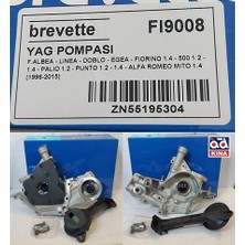 Brevette YAĞ POMPASI FI9008 ALBEA LINEA DOBLO EGEA FIORINO 1.4 500 1.2 1.4 PALIO 1.2 PUNTO 1.2 1.4 ALFA ROMEO MITO 1.4