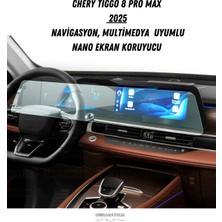Özgürce Dijital Gösterge ve Multimedya Uyumlu Nano Ekran Koruyucu For Chery Tıggo 8 Pro Max 2025