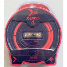 Özgürce Kalın Kablo Montaj Seti, Güçlü ve Dayanıklı X-Bass Xb-4kit 4ga