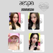 Kpop Dünyası Aespa '' Oh! Ceandy Pocket '' Photocards Set 2