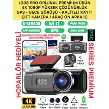 Özgürce Yüksek Çözünürlüklü 1080P 4K Full Hd Araç Içi Kamera, Wi-Fi, Gps, G-Sensör