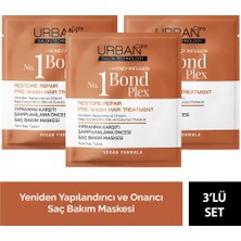 Urban Care No.1 Bond Plex Restore Repair Yıpranma Karşıtı Duş Öncesi Saç Bakım MASKESI-3X50 Ml-Vegan