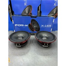 Özgürce 16 cm Carbon Midrange 200W Kırmızı Kasa Çift Set