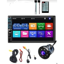 Özgürce 7 Inç Ekranlı Oto Teyp, Bluetooth, Mp5, Mp3, Usb, Sd Kart, Park Kamerası