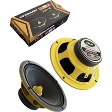 Özgürce Boschmann 16 cm Kurşun Göbek Çiftli Midrange Hoparlör Takımı 1400W