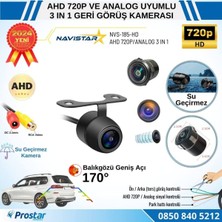 Özgürce Geniş Açılı 170° Balıkgözü Kelebek Ahd/analog Geri Görüş Kamerası