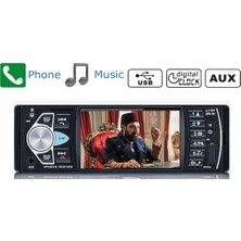 Özgürce 4'' Ekranlı Araba Görüntülü Oto Teyp, Bluetooth, Usb, Rgb Tuş, Kamera Hediye