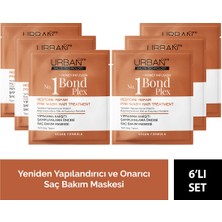 Urban Care No.1 Bond Plex Restore Repair Yıpranma Karşıtı Duş Öncesi Saç Bakım MASKESI-6X50 Ml-Vegan