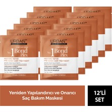 Urban Care No.1 Bond Plex Restore Repair Yıpranma Karşıtı Duş Öncesi Saç Bakım Maskesi-12'li Set-Vegan