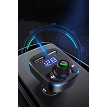 Özgürce Bluetooth Fm Transmitter, Araç Şarj Cihazı ve Müzik Aksesuarı