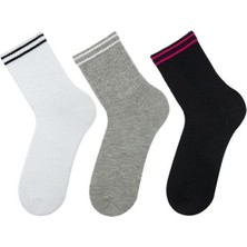 Bross Çizgi Spor Kadın 3lü Kısa Konç ONL-02728