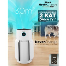 Shark 10 Yıl Filtre Değişimi Gerektirmeyen (5+5 Yıl) 130M² Villa ve Dublex Evler Için %99.9 Virüs ve Bakteri Temizleme Özelliğine Sahip 3 Katmanlı Filtreli Hepa Filtreli Profesyonel Hava Temizleyici