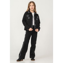 Alg KIZ ÇOCUK NAKIŞ İŞLEMELİ ŞIK TAKIM 3 LÜ SET