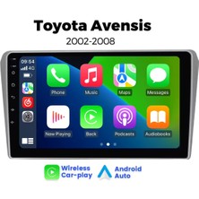 Özgürce 2003-2008 Avensis Android Multimedya 4gb RAM/64GB, Carplay, 9" IPS Ekran, Park Kamera Hediye