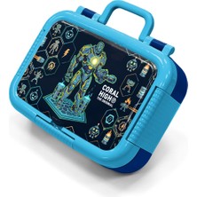 Coral High Kids Lacivert Robot Desenli Paslanmaz Çelik Beslenme Kabı 39146