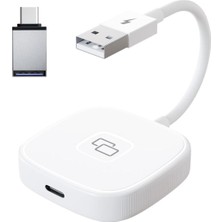 Özgürce Kablosuz Carplay Görüntü Screen Mirror Adaptörü, iPhone ve iPad Uyumlu