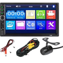 Özgürce 4X52W 7'' Double Teyp, Usb, Bluetooth, Mp5, Aux, Park Kamerası Hediyeli