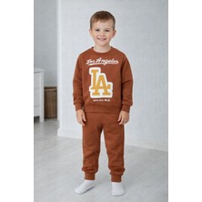 Elixya Erkek Çocuk La Baskılı Eşofman Takımı