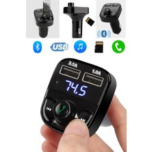 Özgürce Yüksek Kaliteli Fm Transmitter Bluetooth Çakmaklık Girişli USB Sd Kart Destekli