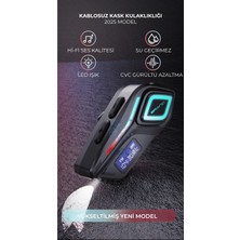 Özgürce Motosiklet Radyolu LED Ekran Rgb Işıklı Otomatik Çağrı Cevap Kask Kulaklık