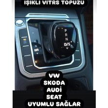 Bosch Işıklı Vites Topuzu, Passat, Golf, Kırmızı, Stil ve Konfor Artırıcı