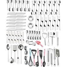 Birpa 12 Kişilik Exclusive Komple Çeyiz Seti – 111 Parça Full Mutfak & Sofra Takımı