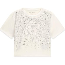 Guess Bg Store Kız Çocuk Beyaz Tshirt